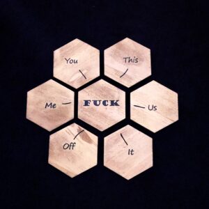 Sous verres "Lot F♥♥k!"